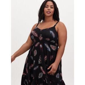 NWT Midi Super Soft Tiered Dress Size 0